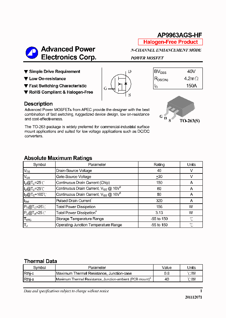 AP9963AGS-HF_6532883.PDF Datasheet