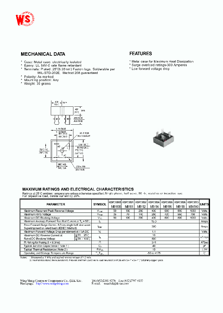 KBPC1510MB1510_6537232.PDF Datasheet
