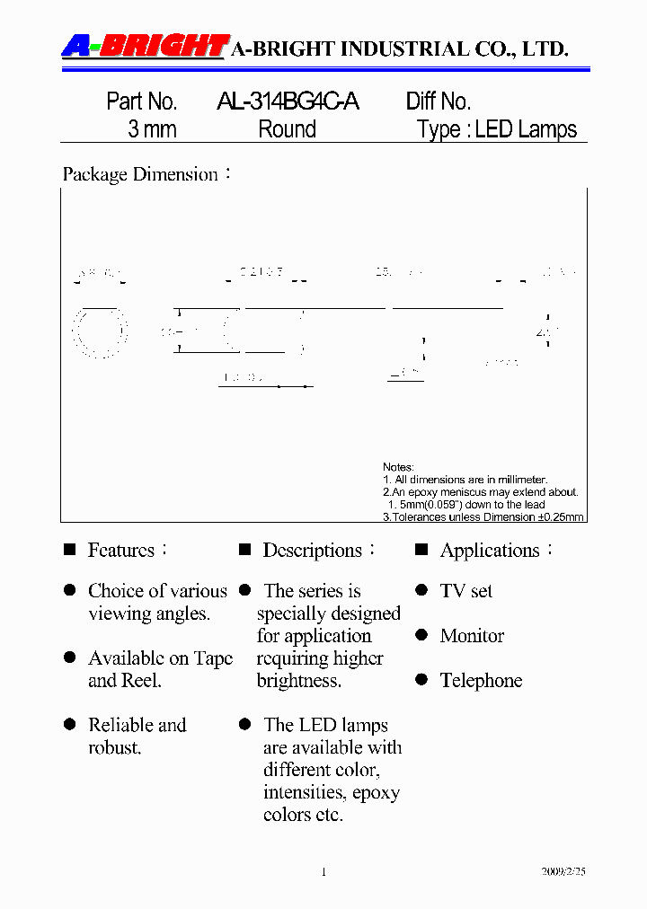 AL-314BG4C-A09_6548512.PDF Datasheet