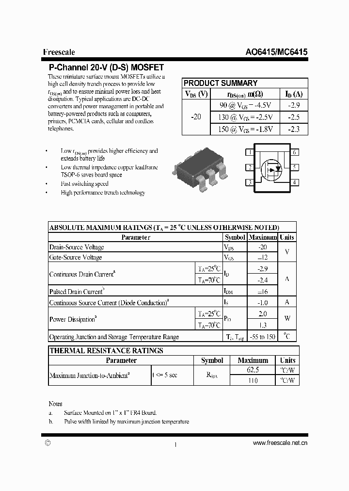 AO6415_6548585.PDF Datasheet