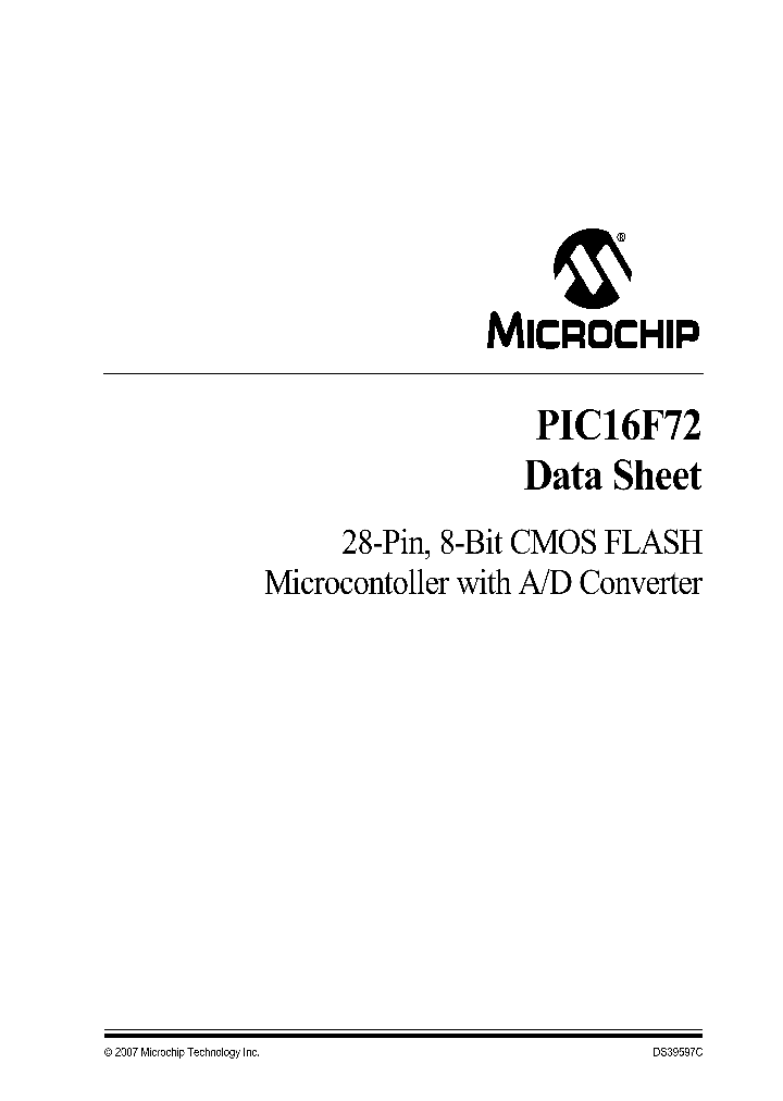 PIC16F72_6548719.PDF Datasheet