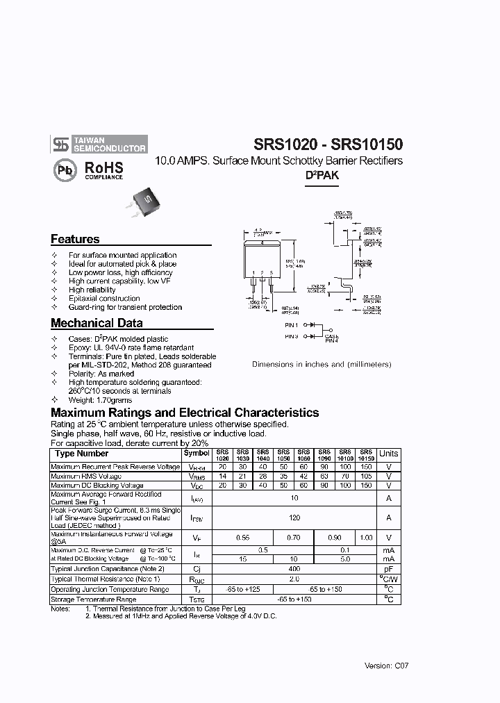 SRS10150_6551916.PDF Datasheet