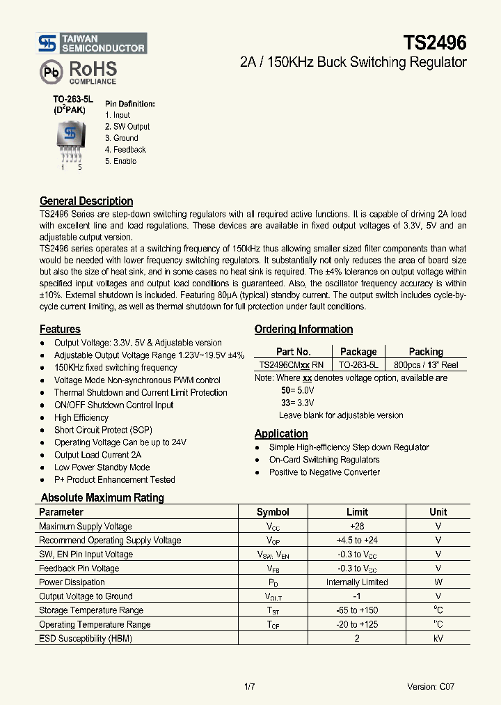 TS2496CMRN_6557625.PDF Datasheet
