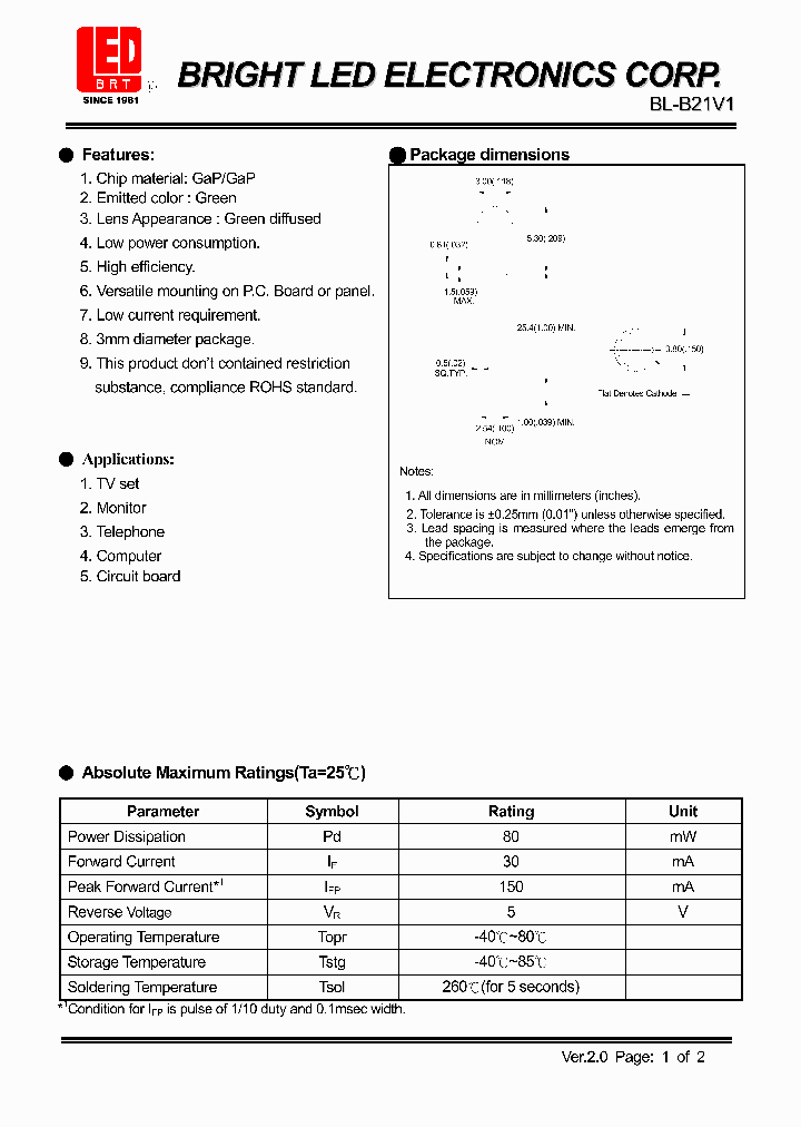 BL-B21V1_6559195.PDF Datasheet