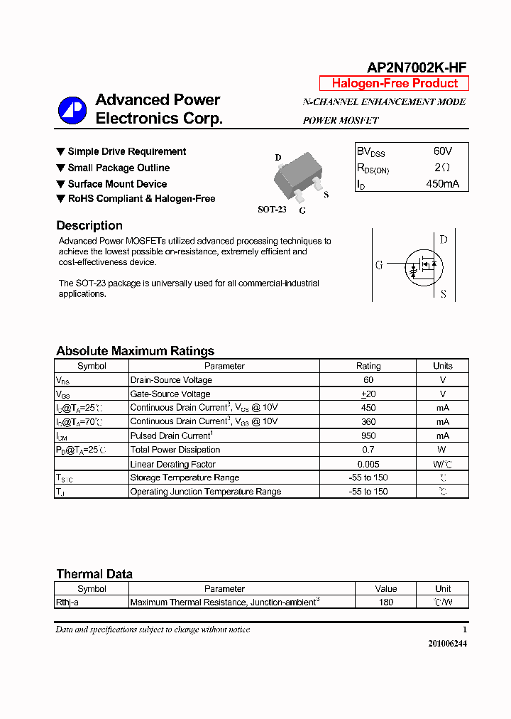 AP2N7002K-HF_6560914.PDF Datasheet