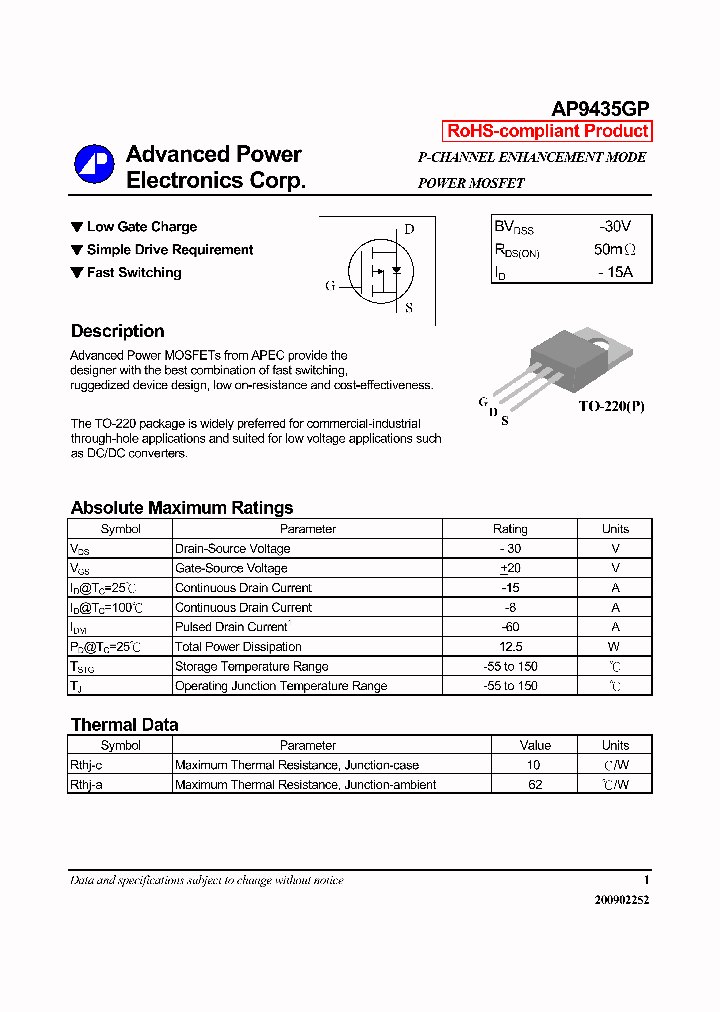 AP9435GP_6562062.PDF Datasheet