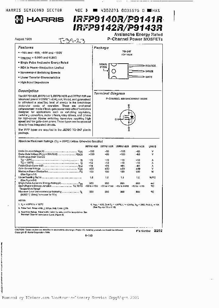 IRFP9140R_6563979.PDF Datasheet