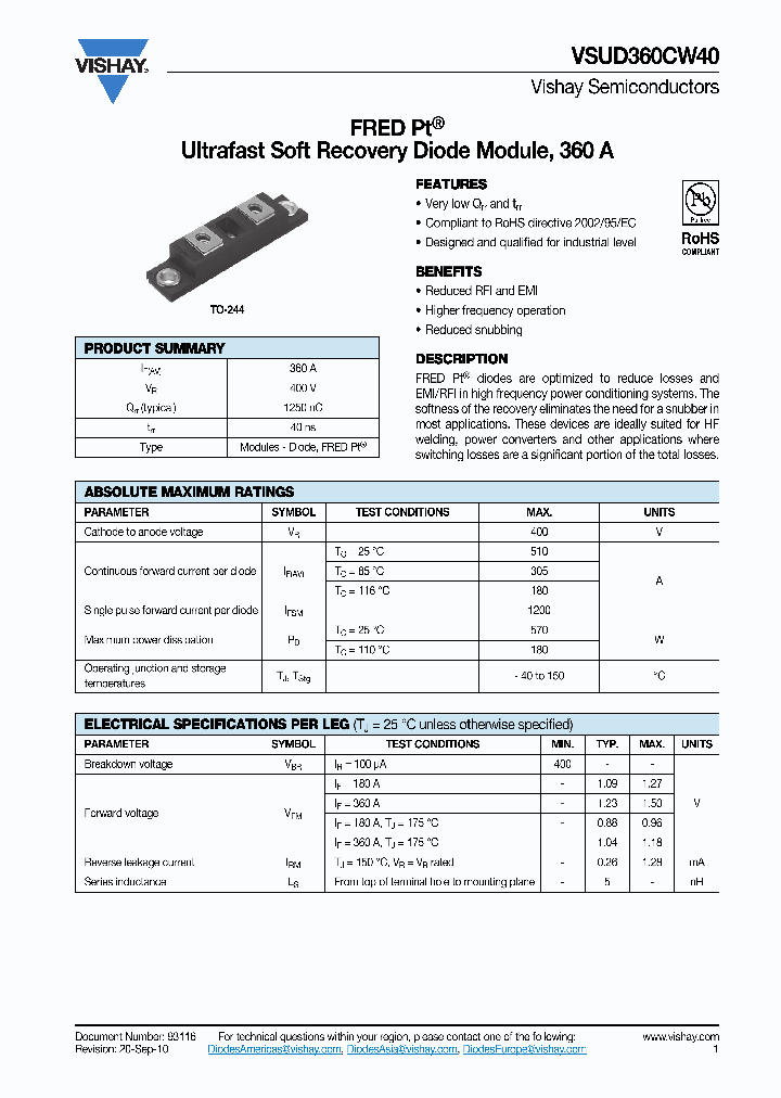 VSUD360CW40_6568546.PDF Datasheet