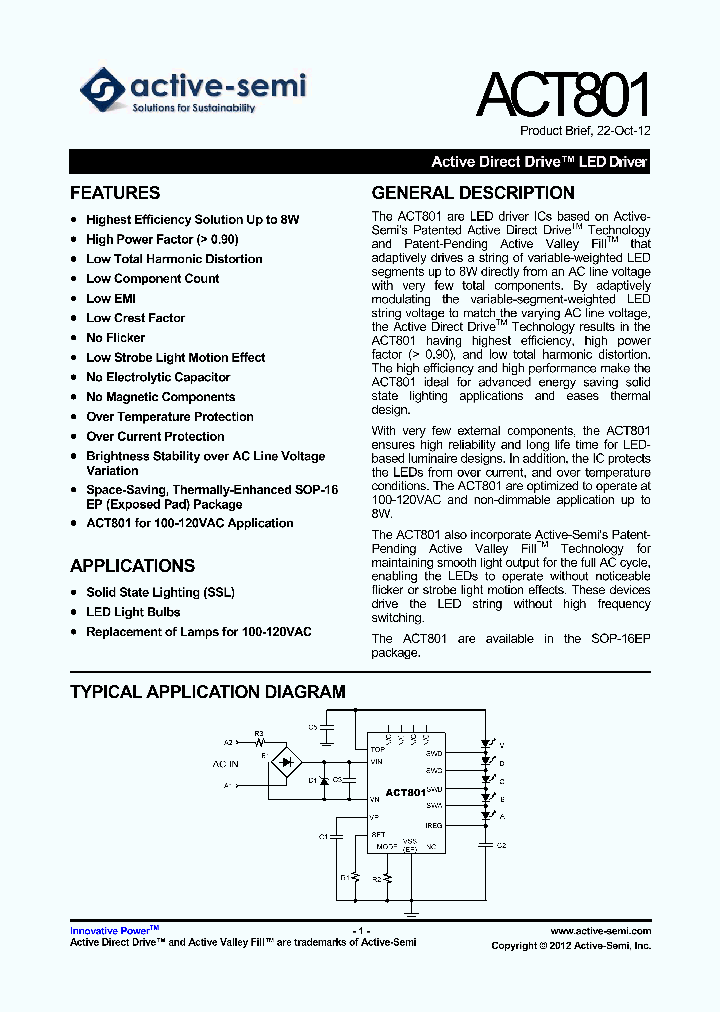 ACT801_6579743.PDF Datasheet