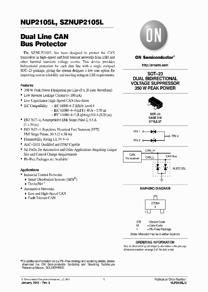 SZNUP2105LT3G_6583094.PDF Datasheet