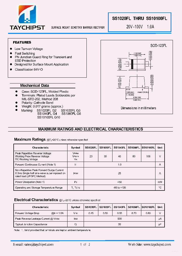 SS10100FL_6582150.PDF Datasheet