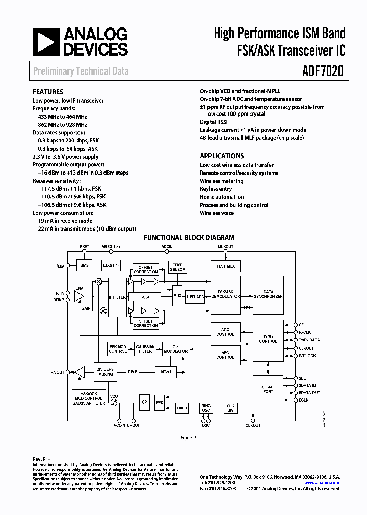 ADF7020BCP_6592151.PDF Datasheet