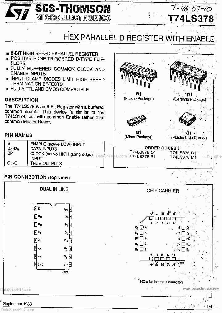T74LS378_6601205.PDF Datasheet
