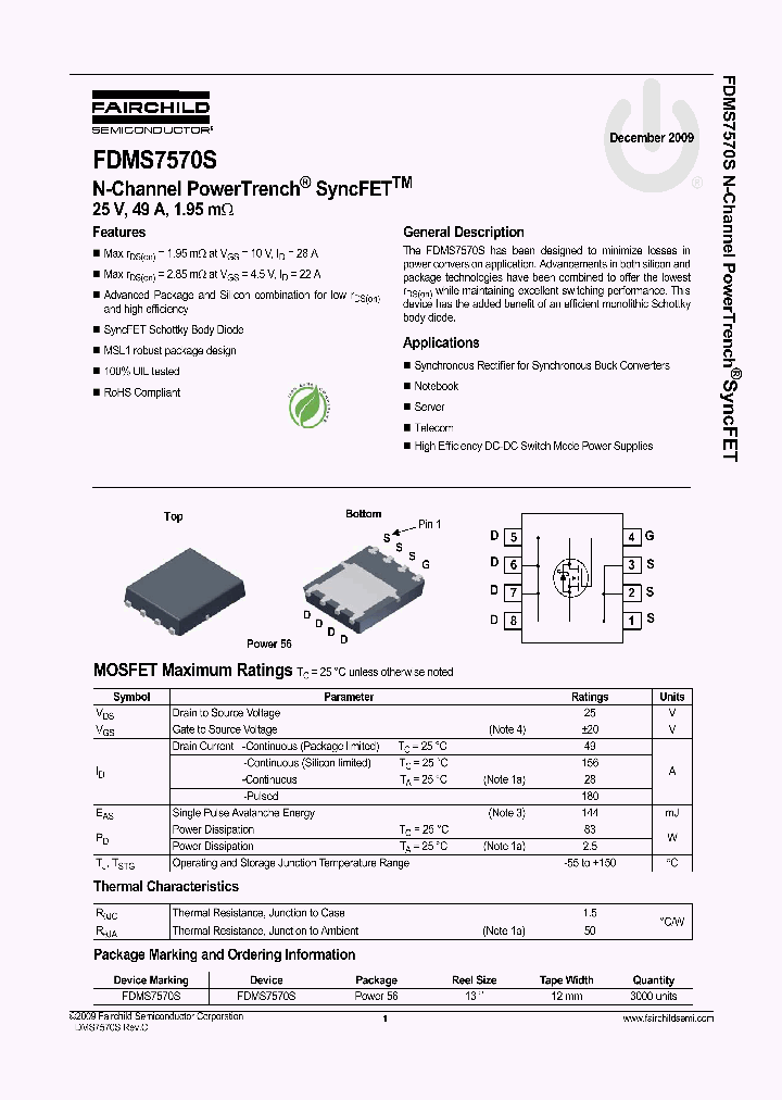 FDMS7570S_6603918.PDF Datasheet