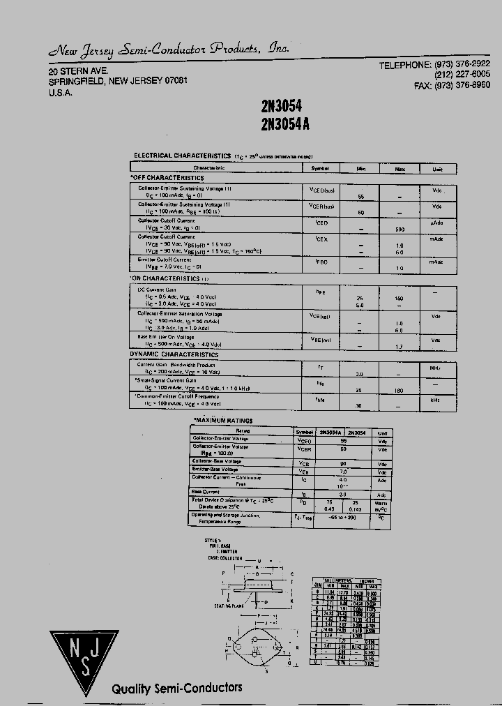 2N3054_6606833.PDF Datasheet