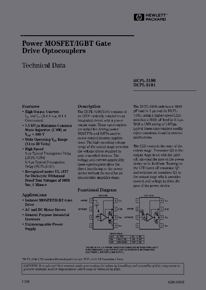 HCPL-3100_6610004.PDF Datasheet