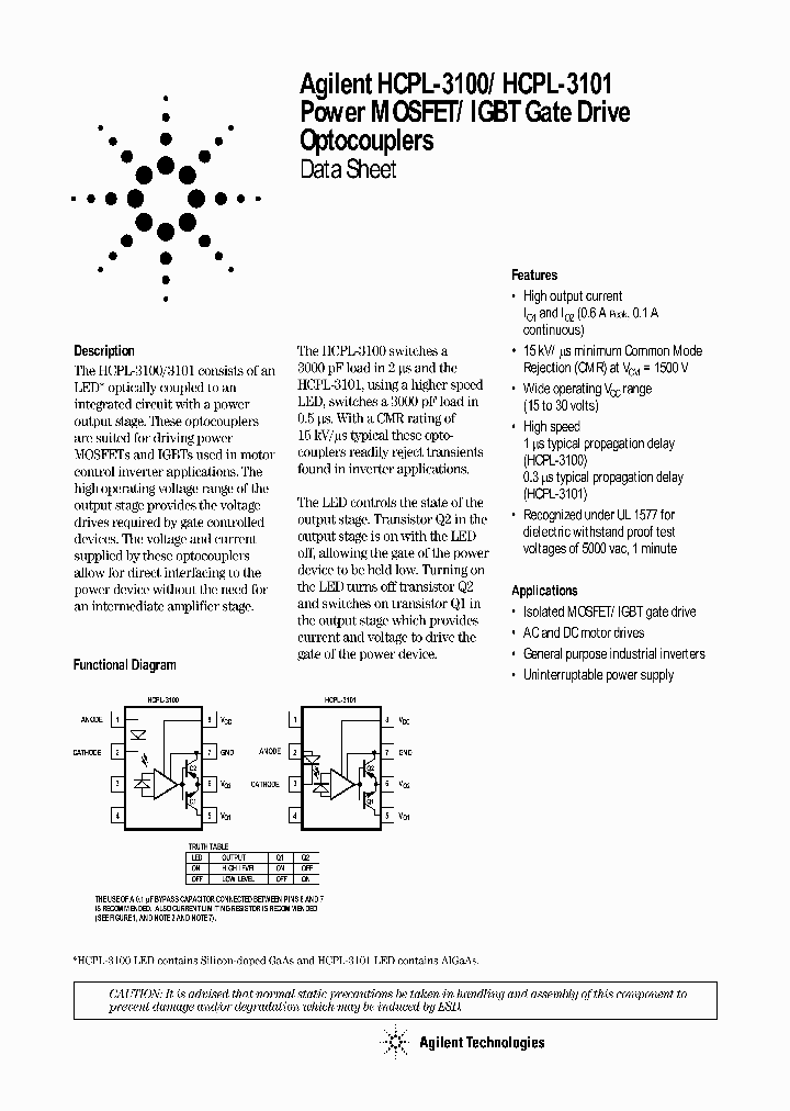 HCPL-3100-500_6610011.PDF Datasheet