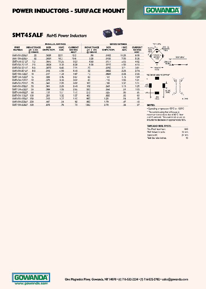 SMT45A-501LF_6612497.PDF Datasheet