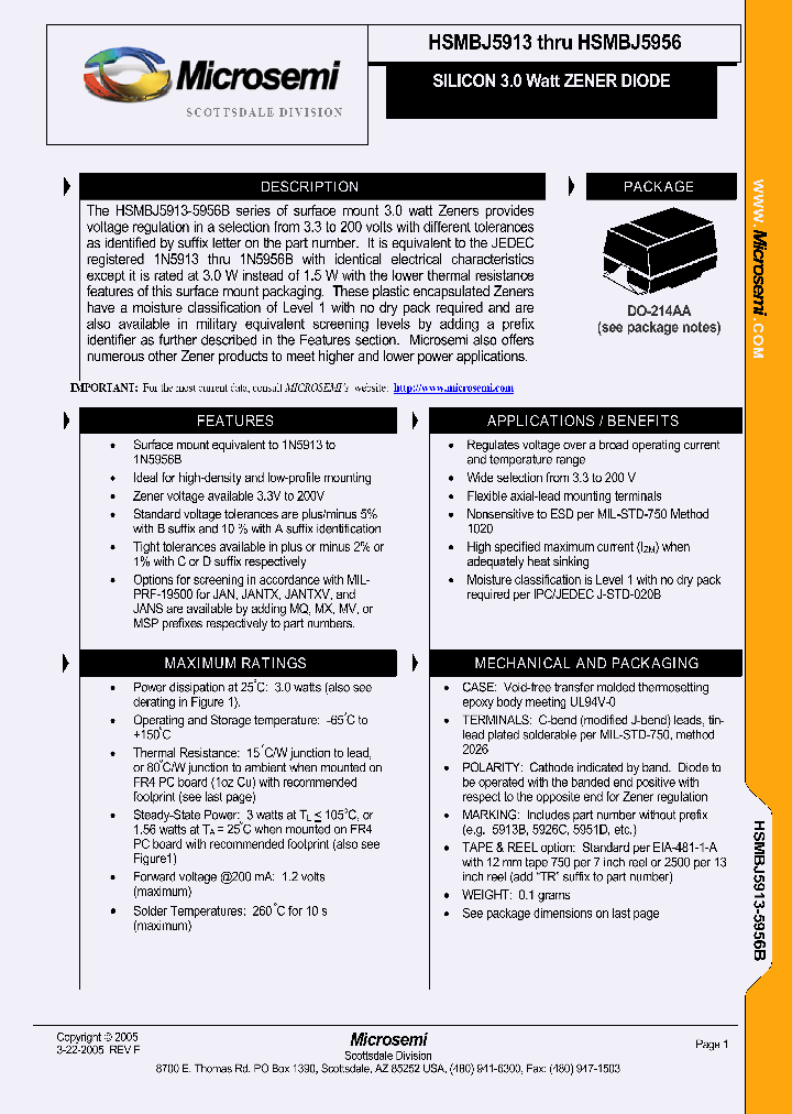 MVHSMBJ5955-E3TR_6616309.PDF Datasheet