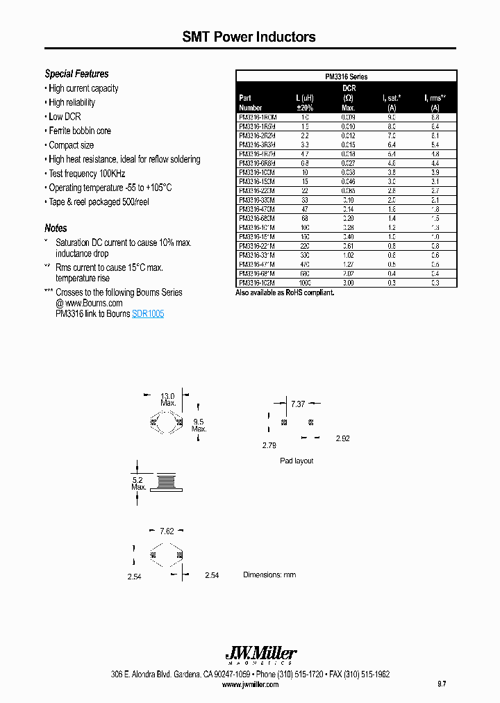 PM3316-150M_6615823.PDF Datasheet