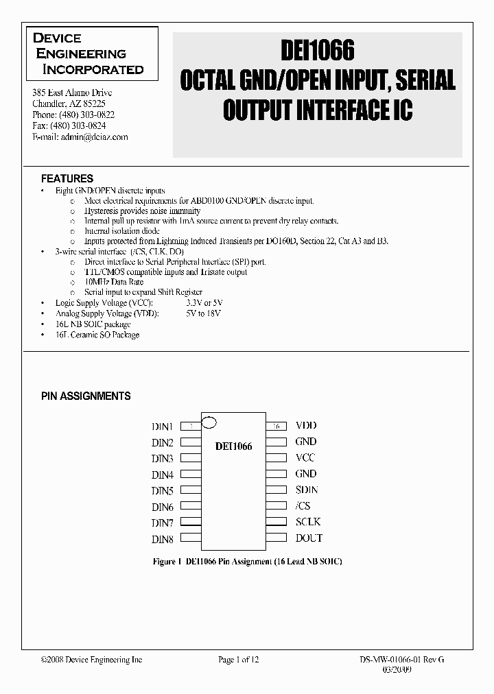 DEI1066-SES_6618147.PDF Datasheet