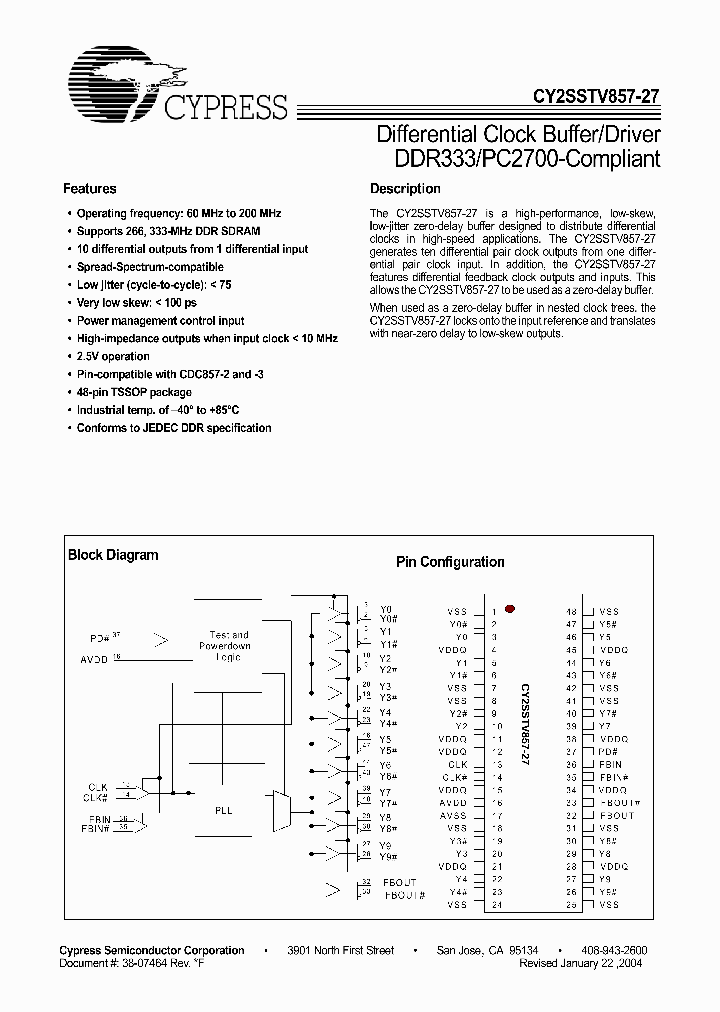 CY2SSTV857-27_6617023.PDF Datasheet