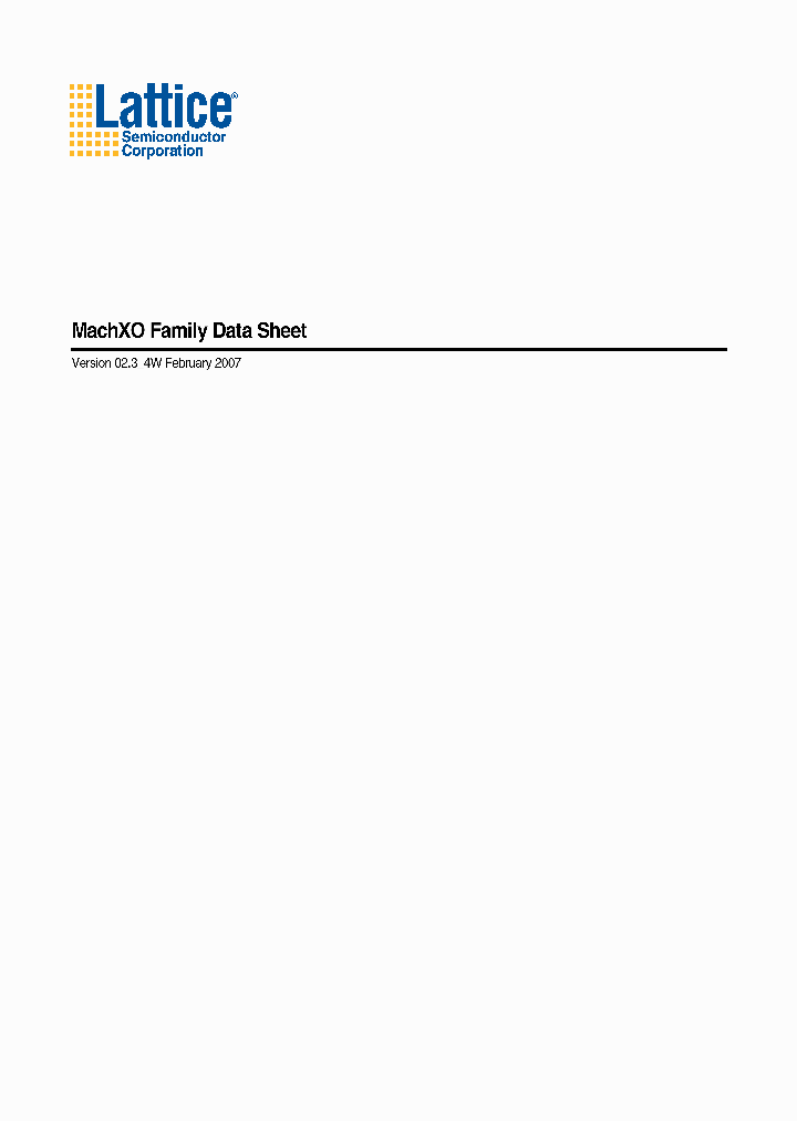 LCMXO2280C-3FT256C4W_6623669.PDF Datasheet