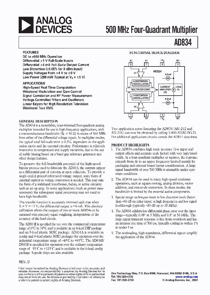 AD834SCHIPS_6637752.PDF Datasheet