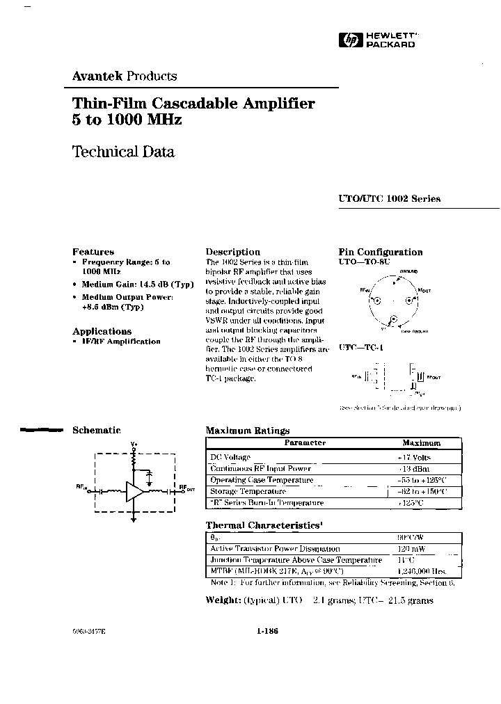 UTC-1002-1_6642943.PDF Datasheet