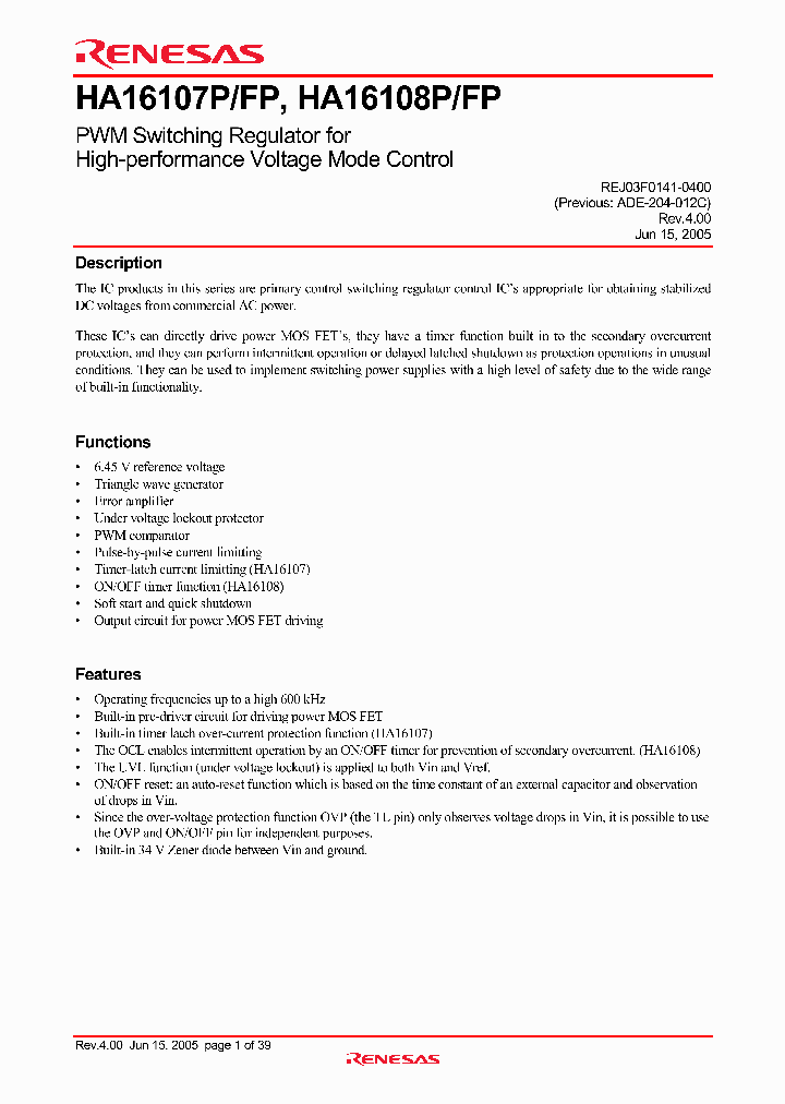 HA16107FP-E_6640834.PDF Datasheet
