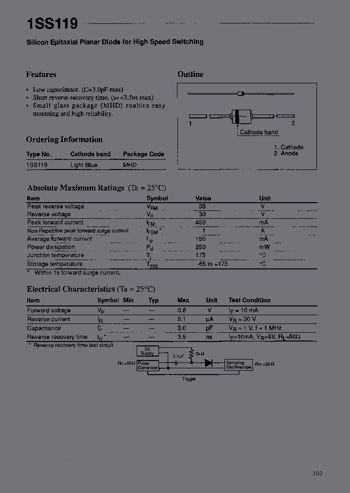1SS119TE_6665521.PDF Datasheet