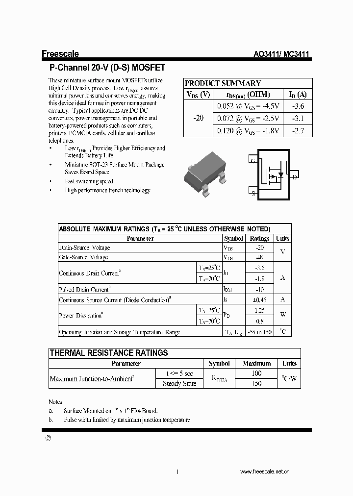 AO3411_6824097.PDF Datasheet