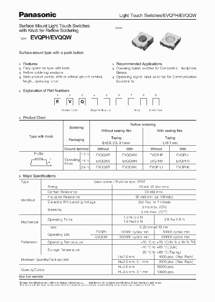 EVQPHL03T_6825163.PDF Datasheet