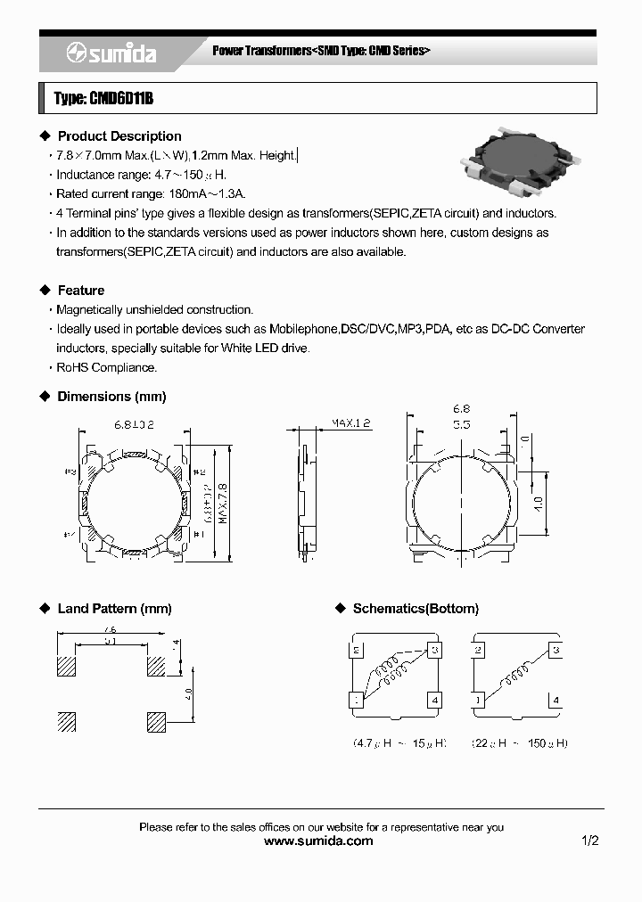 SUMIDACORP-CMD6D11BNP-150MB_6668506.PDF Datasheet