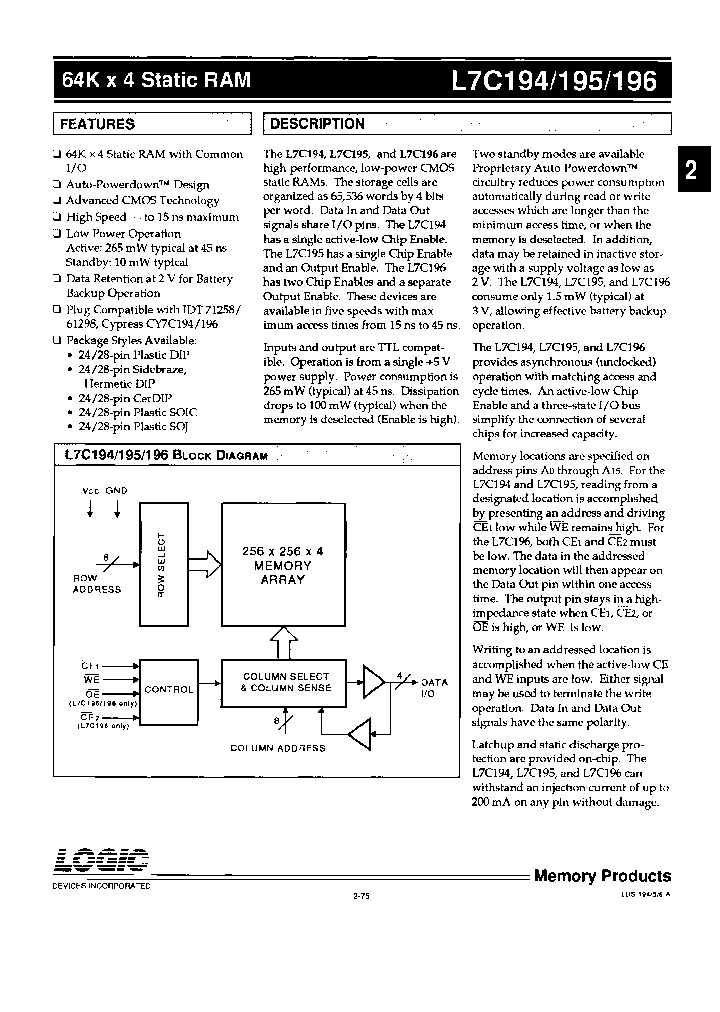 L7C196CC35_6673176.PDF Datasheet