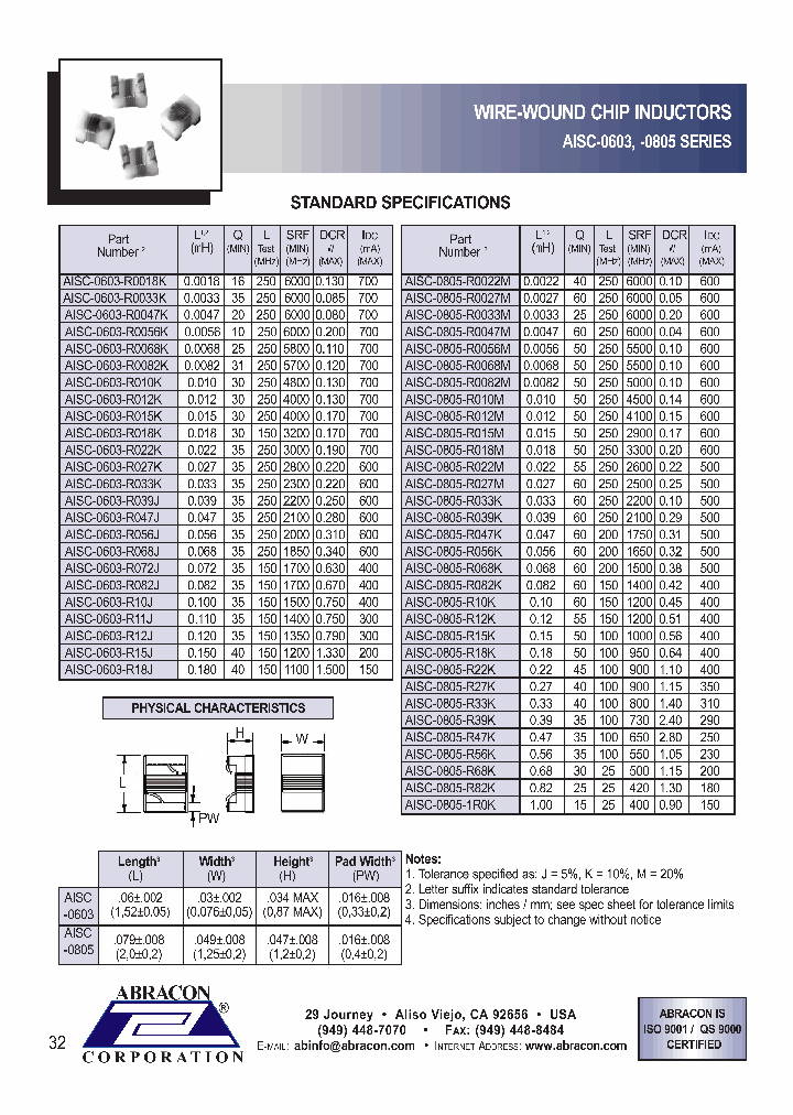 AISC-0805-1R0K_6675242.PDF Datasheet