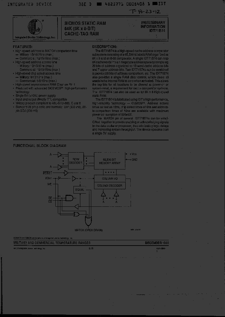 IDT71B74S18TD_6676948.PDF Datasheet