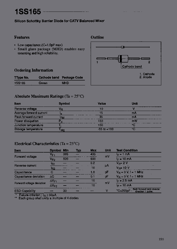 1SS165RY_6672849.PDF Datasheet