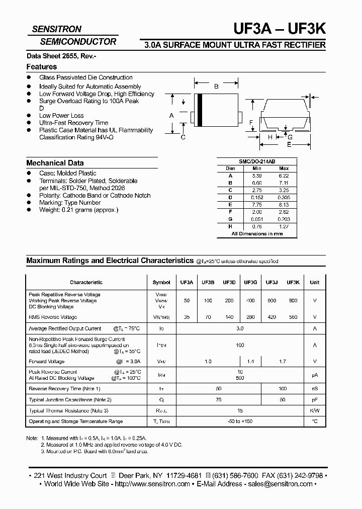 SENSITRONSEMICONDUCTOR-UF3A-T3_6677558.PDF Datasheet