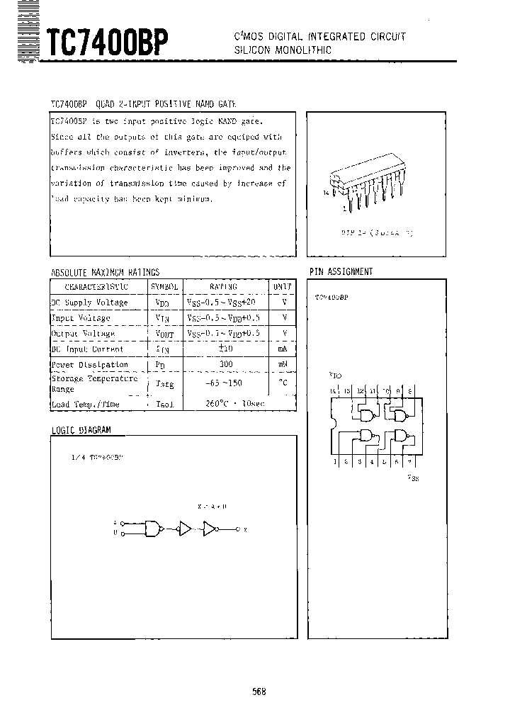TC7400BP_6680683.PDF Datasheet