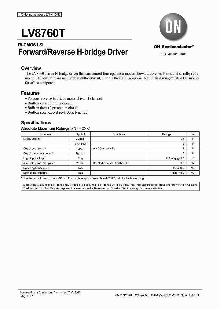 LV8760T-TLM-E_6860130.PDF Datasheet