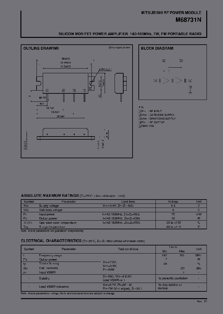 M68731N_6684155.PDF Datasheet