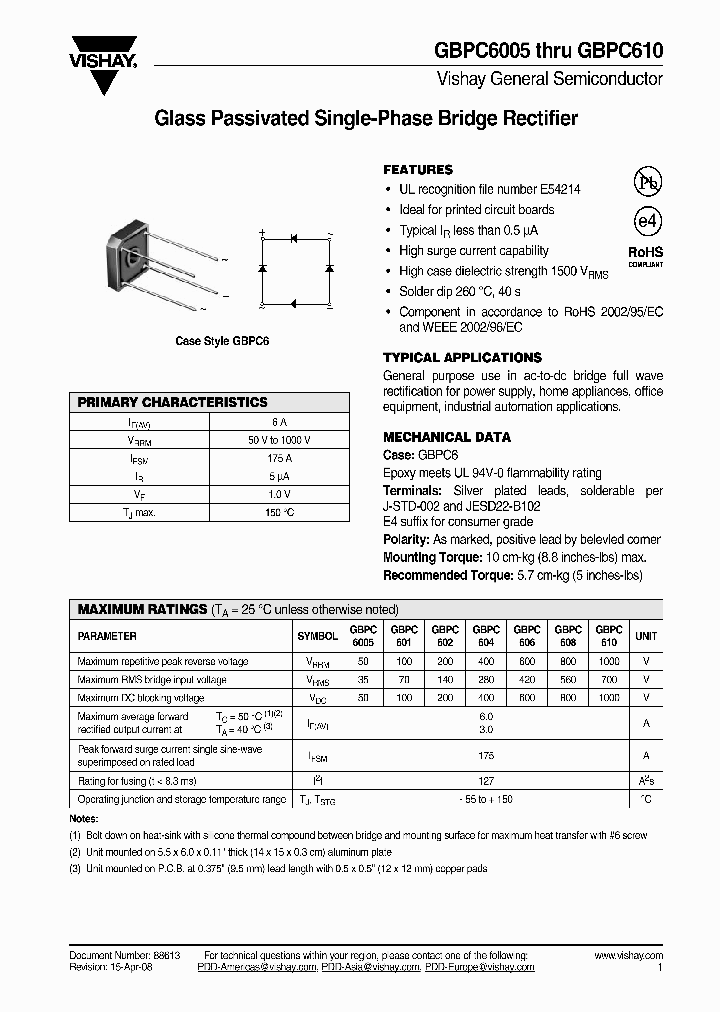 GBPC606-E451_6688524.PDF Datasheet