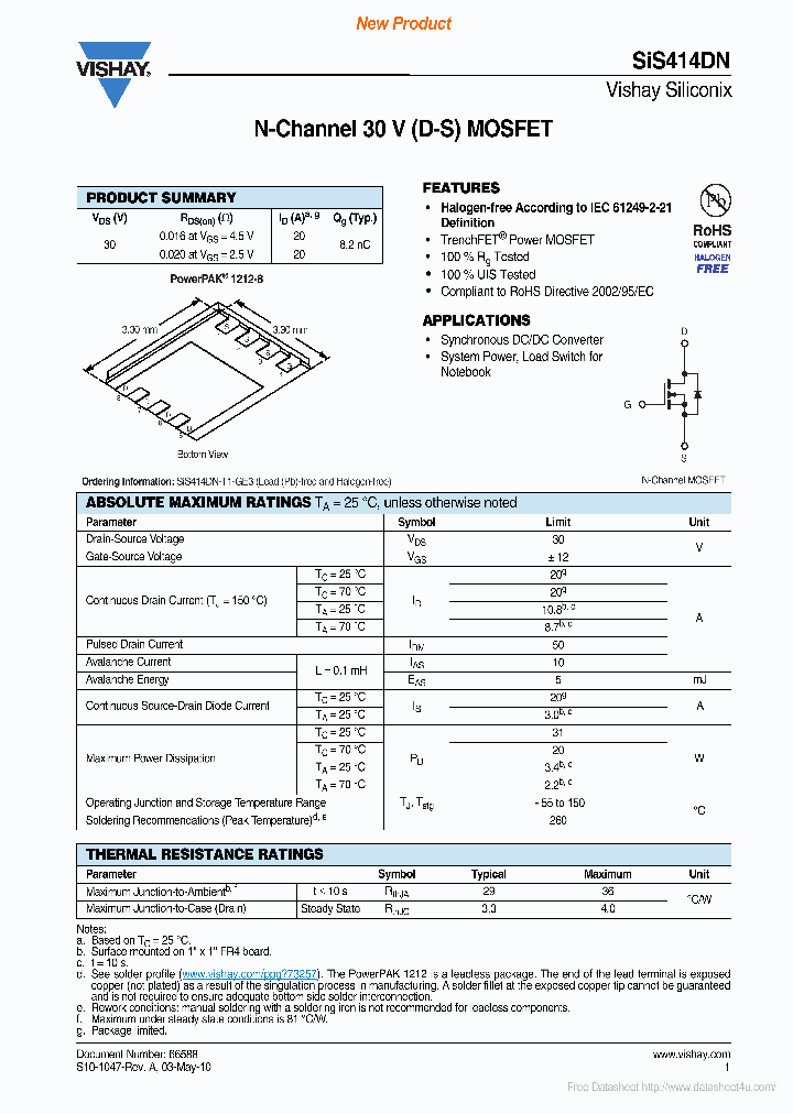 SIS414DN_6881920.PDF Datasheet