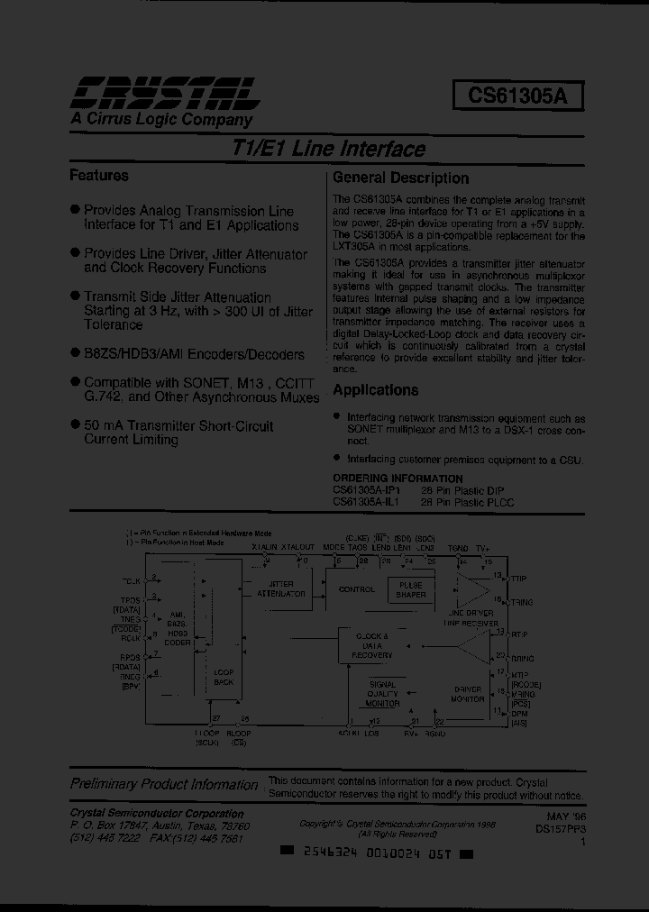 CS61305_6693511.PDF Datasheet