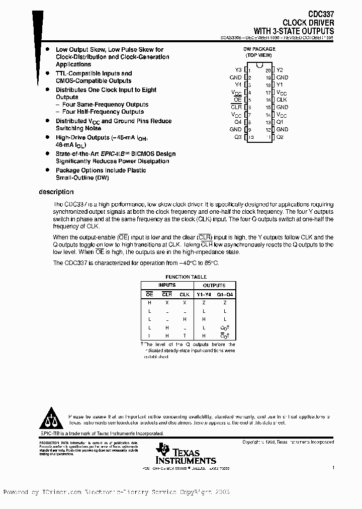 CDC337DWR_6695792.PDF Datasheet