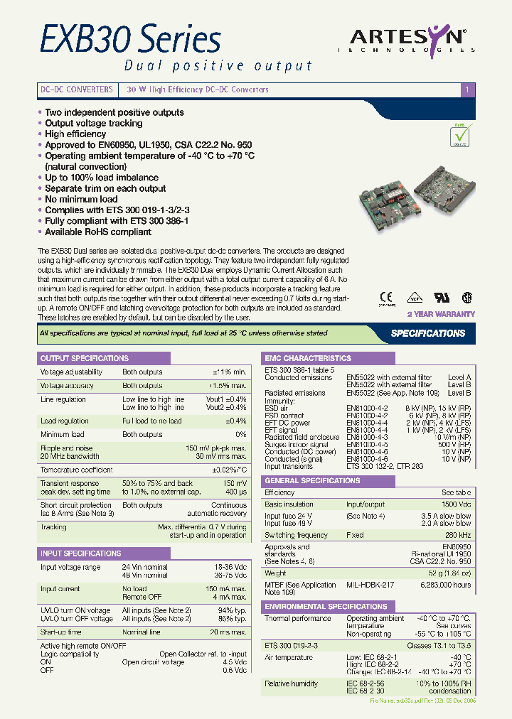 EXB30-48D3V3-2V5J_6698511.PDF Datasheet