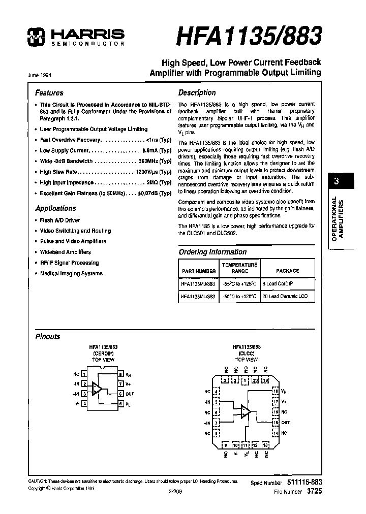 HFA1135ML883_6702775.PDF Datasheet