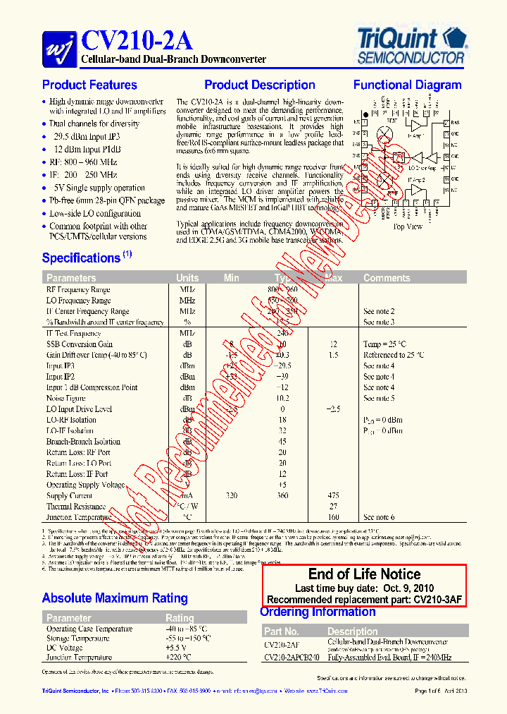 CV210-2AF_6705716.PDF Datasheet