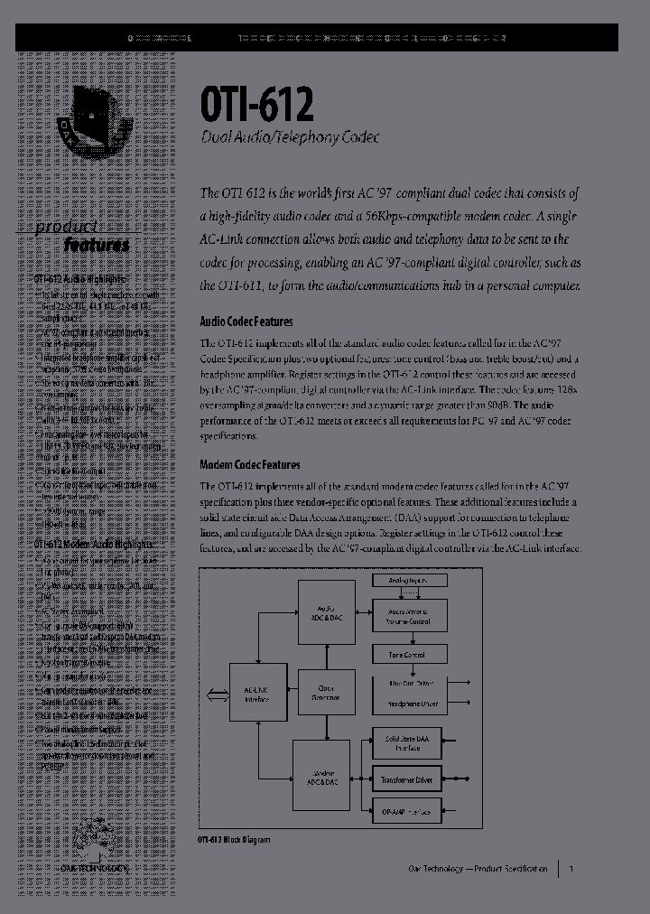 OTI-612_6703521.PDF Datasheet